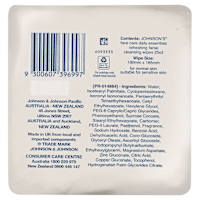 Johnson's Daily Essentials Facial Cleansing Wipes Normal Skin 25 Pack