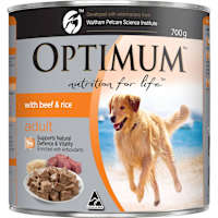 Optimum Wet Dog Food Beef & Rice