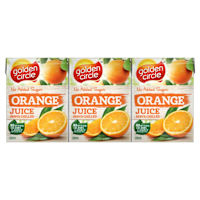 Golden Circle Orange Juice No Added Sugar Multipack Poppers