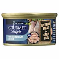 Gourmet Delight Cat Food Whitemeat Tuna With Chicken