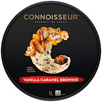 Connoisseur Ice Cream Vanilla Caramel Brownie