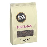 Black & Gold Sultanas
