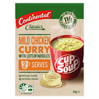 Continental Cup A Soup Mild Chicken Curry With Lots Of Noodles