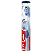 Colgate 360° Whole Mouth Clean Manual Toothbrush, Medium Bristles