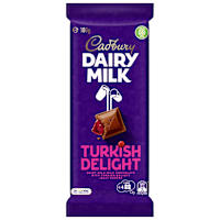 Cadbury Dairy Milk Turkish Delight Milk Chocolate Block