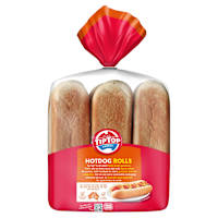 Tip Top Bread Roll Hot Dog