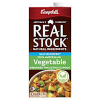 Campbell's Real Vegetable Liquid Stock Salt Reduced