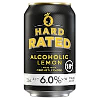 Hard Rated Alcoholic Lemon 6% Can 330mL