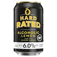 Hard Rated Alcoholic Lemon 6% Can 330mL
