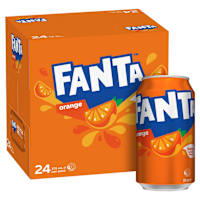 Fanta Orange Soft Drink Multipack Cans