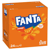 Fanta Orange Soft Drink Multipack Cans
