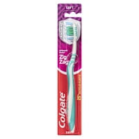Colgate Zig Zag Deep Interdental Clean 25% Recycled Plastic Toothbrush Soft Adult