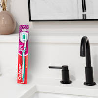 Colgate Zig Zag Deep Interdental Clean 25% Recycled Plastic Toothbrush Soft Adult