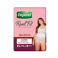 Depend Female Underwear Super Extra-Large