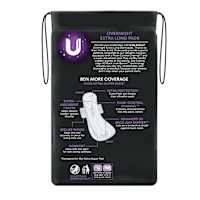 U By Kotex Maxi Overnight Pad Long