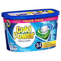 Cold Power Laundry Triple Capsules 3In1 Value Pack
