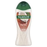 Palmolive Body Butter Coconut & Jojoba Body Wash, Exfoliating Scrub with Real Fruit Seeds