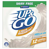 Up & Go Liquid Breakfast Fridge Pack Dairyfree Vanilla