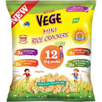 Ajitas Vege Mini Rice Crackers Multipack