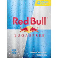 Red Bull Energy Drink Sugar Free Cans