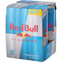 Red Bull Energy Drink Sugar Free Cans
