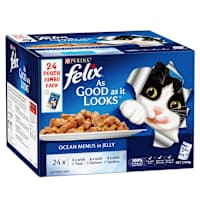 Felix Adult As Good as it Looks Ocean Menus in Jelly Wet Cat Food