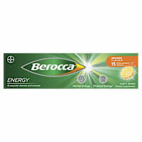 Berocca Energy Vitamin B & C Orange Flavour Effervescent Tablets