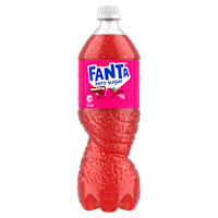 Fanta Raspberry Zero Sugar Soft Drink Bottle