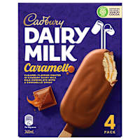 Cadbury Dairy Milk Caramello Ice Cream Sticks