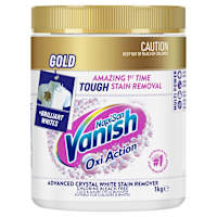 Vanish Napisan Laundry Products Gold Multi Power Crystal White