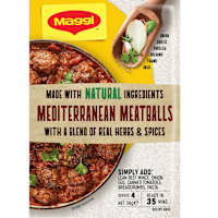 Maggi Recipe Base - Dry Culinary Mediterranean Meatballs Natural