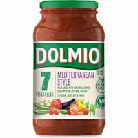 Dolmio Pasta Sauce Vegetables Mediterranean Style Jar