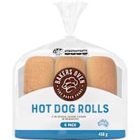 Bakers Oven Hot Dog Rolls