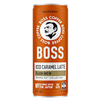 Boss Coffee Drink Iced Caramel Latte