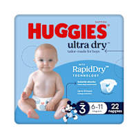 Huggies Ultra Dry Nappies Boy Size 3 (6-11kg)