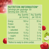 Golden Circle Apple Raspberry Cordial