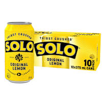 Schweppes Solo Thirst Crusher Original Lemon Multipack Cans