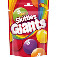 Skittles Giants Chewy Lollies Share Bag
