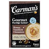 Carman's Honey, Vanilla & Cinnamon Gourmet Porridge Sachets