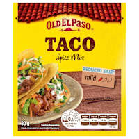 Old El Paso Mexican Reduced Salt Taco Spice Mix Mild