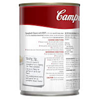 Campbell's Spaghetti Sauce With Beef