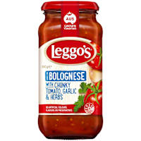 Leggo's Pasta Sauce Bolognese With Chunky Tomato Garlic & Herbs