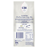 CSR All Natural Buttercream Icing Mix Vanilla