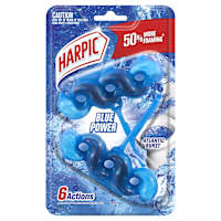 Harpic Blue Power Toilet Cleaner In The Bowl Atlantic Burst