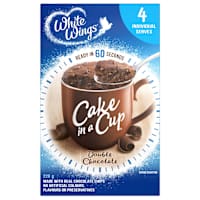 White Wings Cake In A Cup Double Chocolate