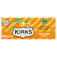 Kirks Orange Multipack Cans