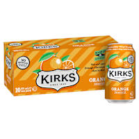 Kirks Orange Multipack Cans
