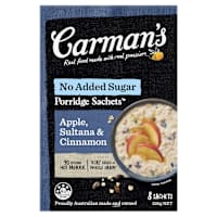 Carman's Gourmet Porridge Sachets Apple Sultana & Cinnamon