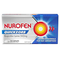 Nurofen Quickzorb Ibuprofen Lysine 342mg
