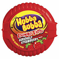 Hubba Bubba Seriously Strawberry Bubble Gum Tape